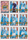 000. MANCHESTER CITY - KOMPLETT SETT MED TOPPS MATCH ATTAX PREMIER LEAGUE 2015/16