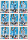 000. MANCHESTER CITY - KOMPLETT SETT MED TOPPS MATCH ATTAX PREMIER LEAGUE 2014/15