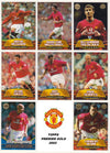 000. MANCHESTER UNITED - KOMPLETT SETT MED FOTBALLKORT TOPPS PREMIER GOLD 2002