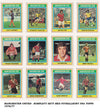 000. MANCHESTER UNITED - KOMPLETT SETT MED FOTBALLKORT FRA TOPPS 1976/77