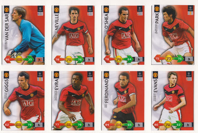 000. MANCHESTER UNITED KOMPLETT SETT "TEAM MATES" - CHAMPIONS LEAGUE 2009/10