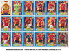 000. MANCHESTER UNITED- KOMPLETT SETT MED TOPPS MATCH ATTAX PREMIER LEAGUE 2017/18