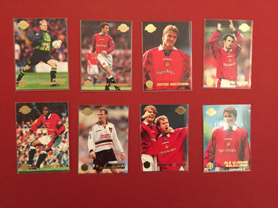 MANCHESTER UNITED PREMIER GOLD 1999 FOTBALLKORT