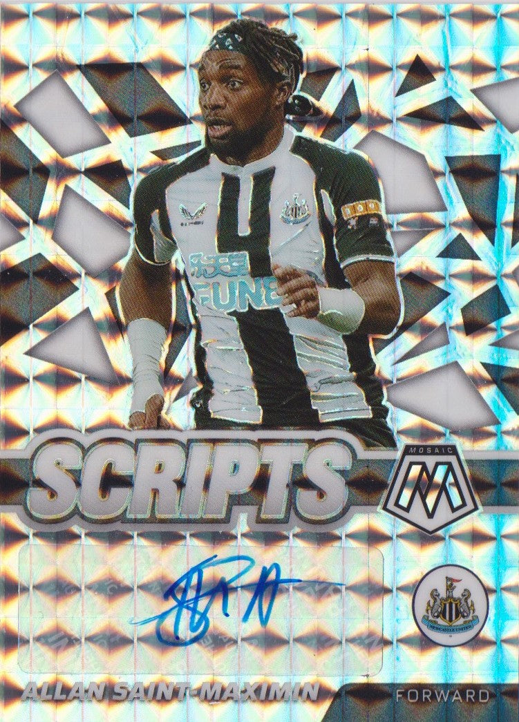 SM -ASM - ALLAN SAINT-MAXIMIN - NEWCASTLE UNITED - SCRIPTS - SILVER