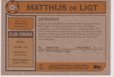 017 . MATTHIJS DE LIGT - AFC AJAX - PR.467