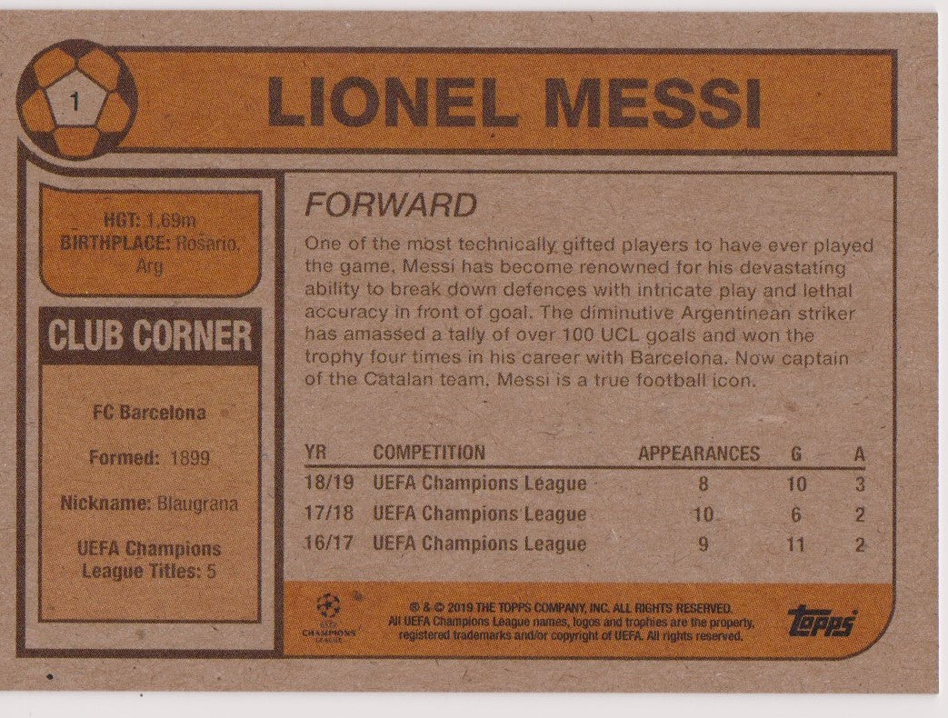 001. LIONEL MESSI - FC BARCELONA - PR. 3512