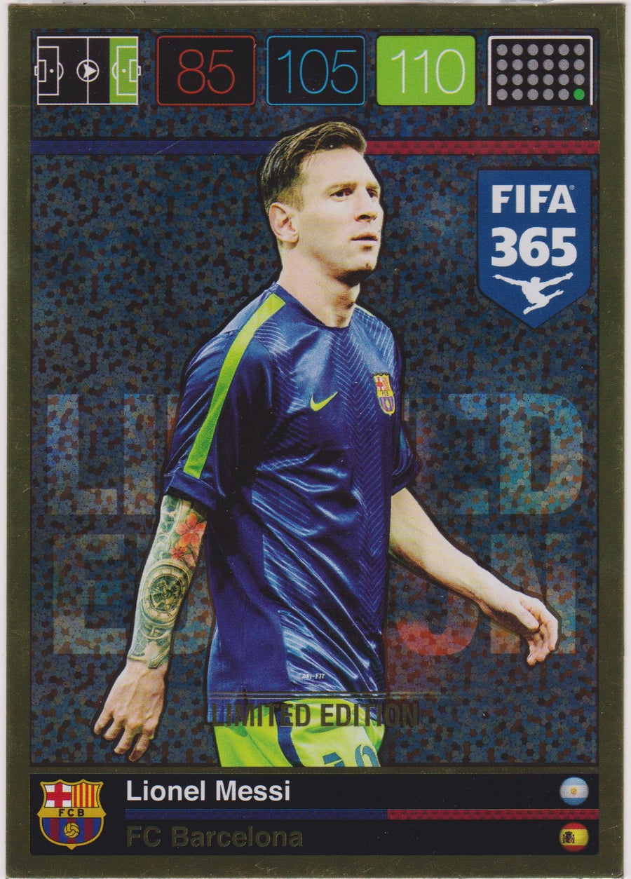 LE-2016. LIONEL MESSI - BARCELONA - LIMITED EDITION - STORFORMAT KORT