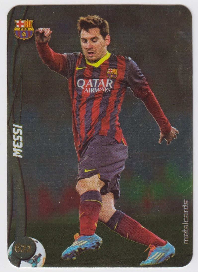 622. LIONEL MESSI - FC BARCELONA - TOP FOIL METALCARDS