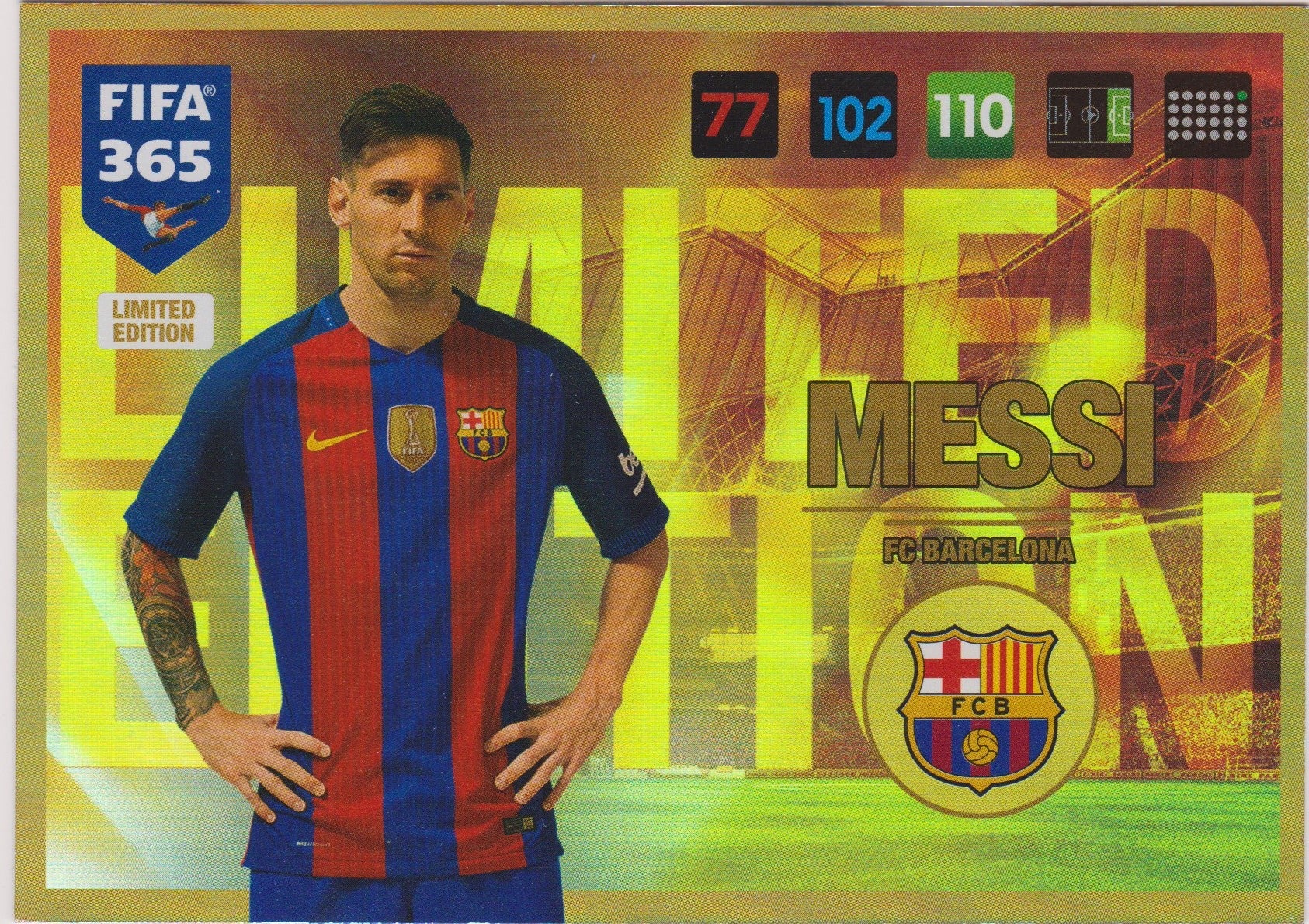 LE-2017. LIONEL MESSI - BARCELONA - LIMITED EDITION - XXL-STORFORMAT