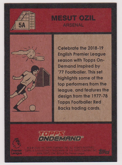 005A. MESUT ÖZIL - ARSENAL - BLUE PARALLEL