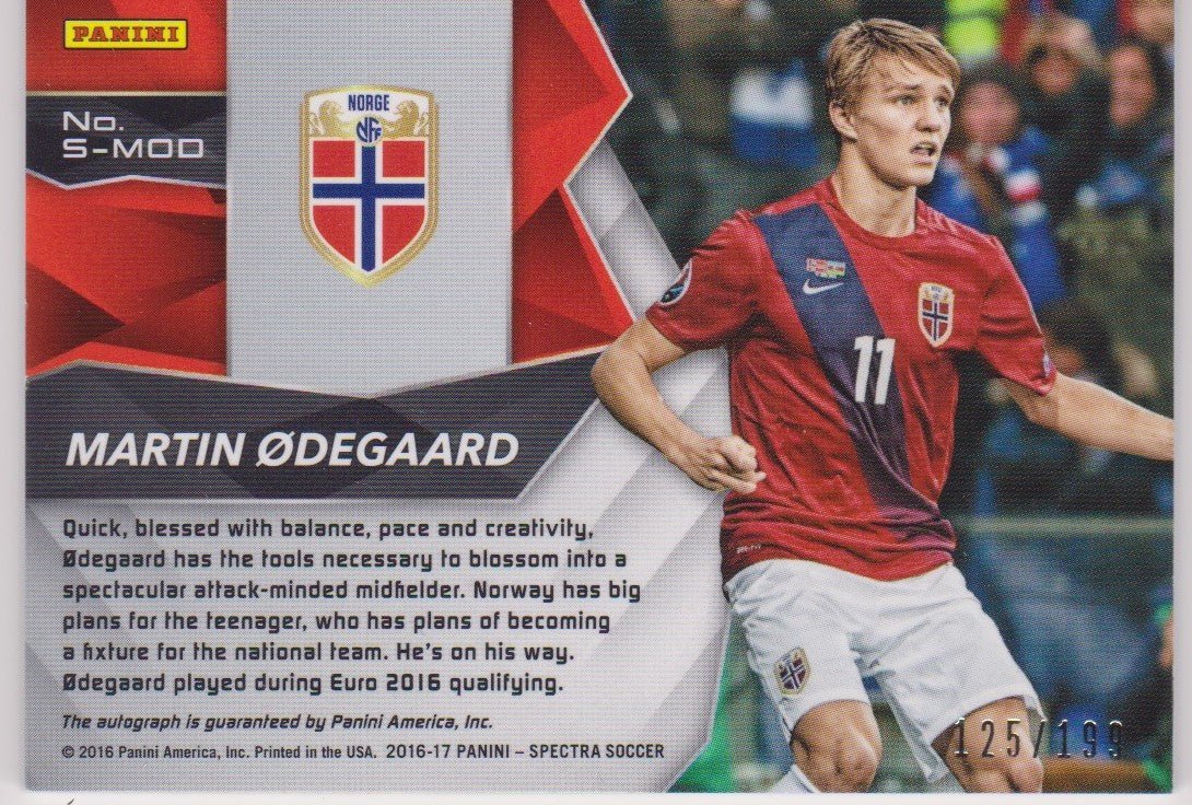 S-MOD. MARTIN ØDEGAARD - NORWAY - SPECTRA SIGNATURES #199