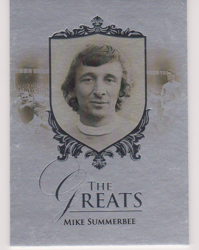 000. SILVER 047. MIKE SUMMERBEE - MANCHESTER CITY -  FUTERA "THE GREATS" 2016 #11