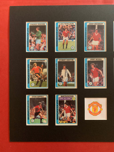MANCHESTER UNITED FOTBALLKORTMONTASJE FRA 1979/80