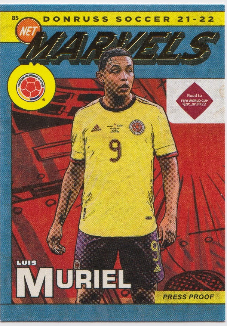 009. LUIS MURIEL - COLOMBIA - NET MARVELS - PRESS PROOF