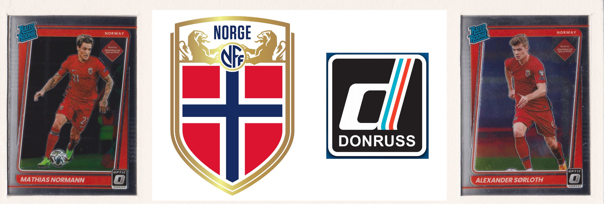 NORWAY - COMPLETE TEAMSET - DONRUSS ROAD TO QATAR 2022 - BASE OPTIC
