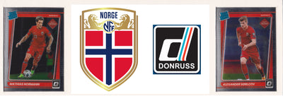 NORWAY - COMPLETE TEAMSET - DONRUSS ROAD TO QATAR 2022 - BASE OPTIC