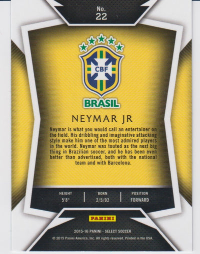 022. NEYMAR JR.  BRASIL - SELECT PRIZM