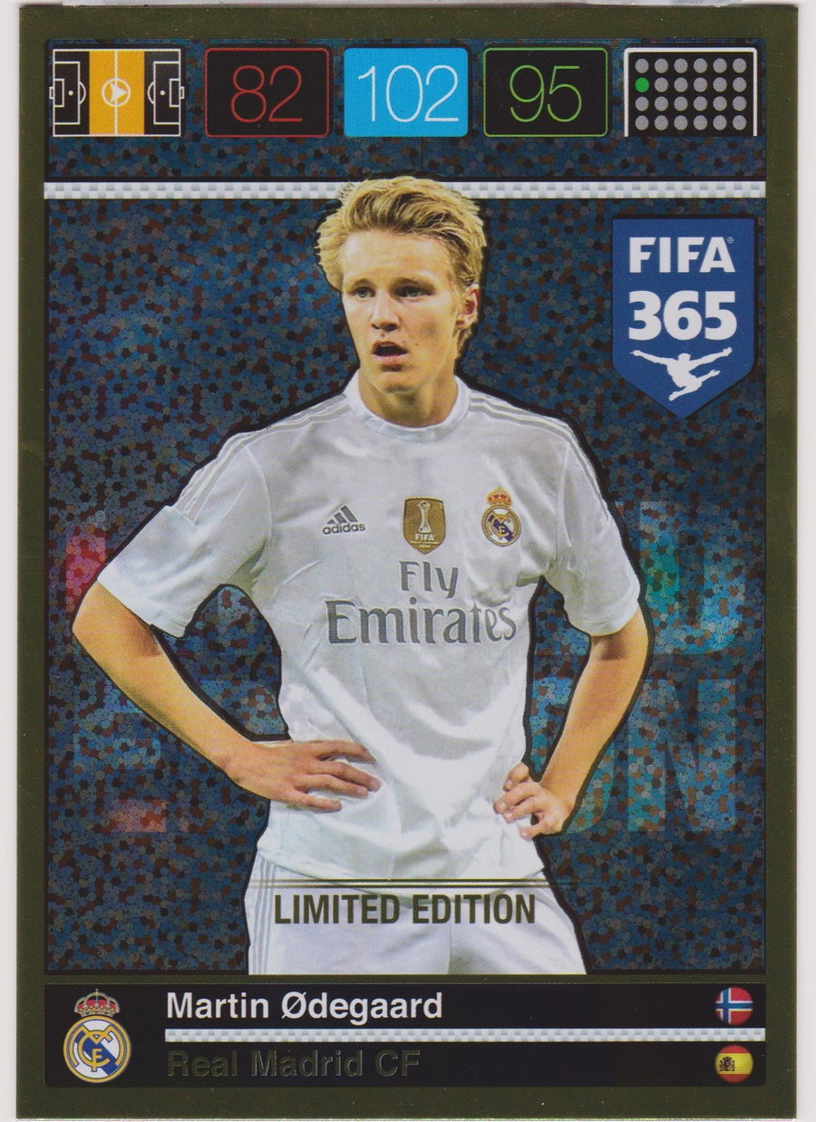 LE-2016. MARTIN ØDEGAARD - REAL MADRID - LIMITED EDITION - STORFORMAT KORT