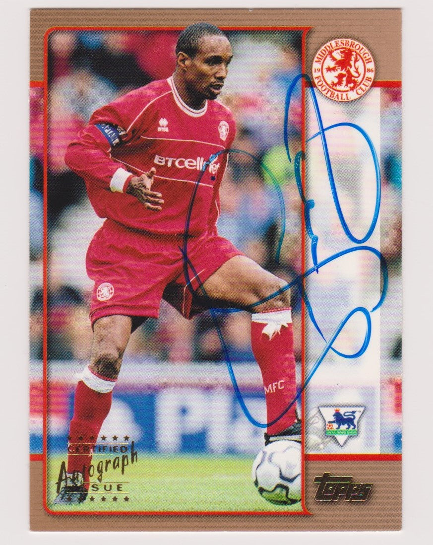 PAUL INCE - MIDDLESBROUGH - SUPERSTAR AUTOGRAPH