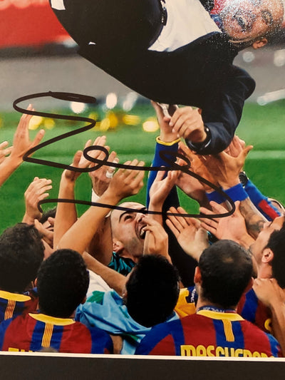 PEP GUARDIOLA - SIGNERT BILDE MED EKTEHETSBEVIS/COA