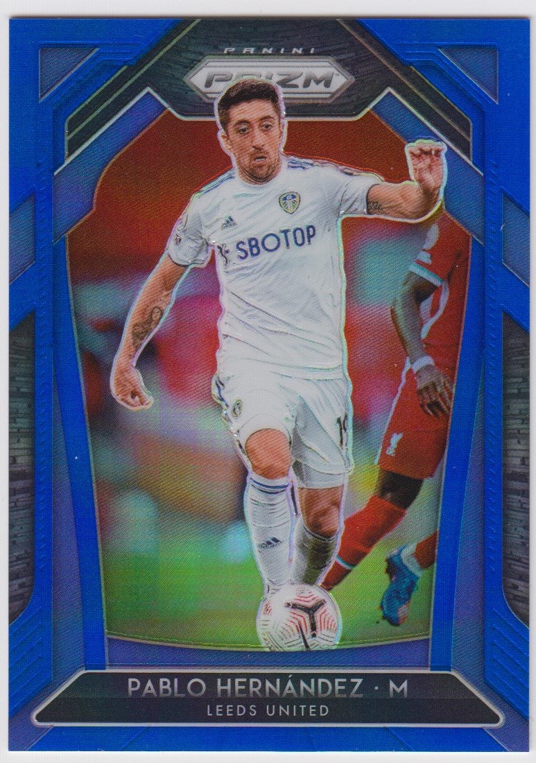 #199. BLUE PRIZM - 207. PABLO HERNANDEZ - LEEDS UNITED  - CARD 42 OF 199