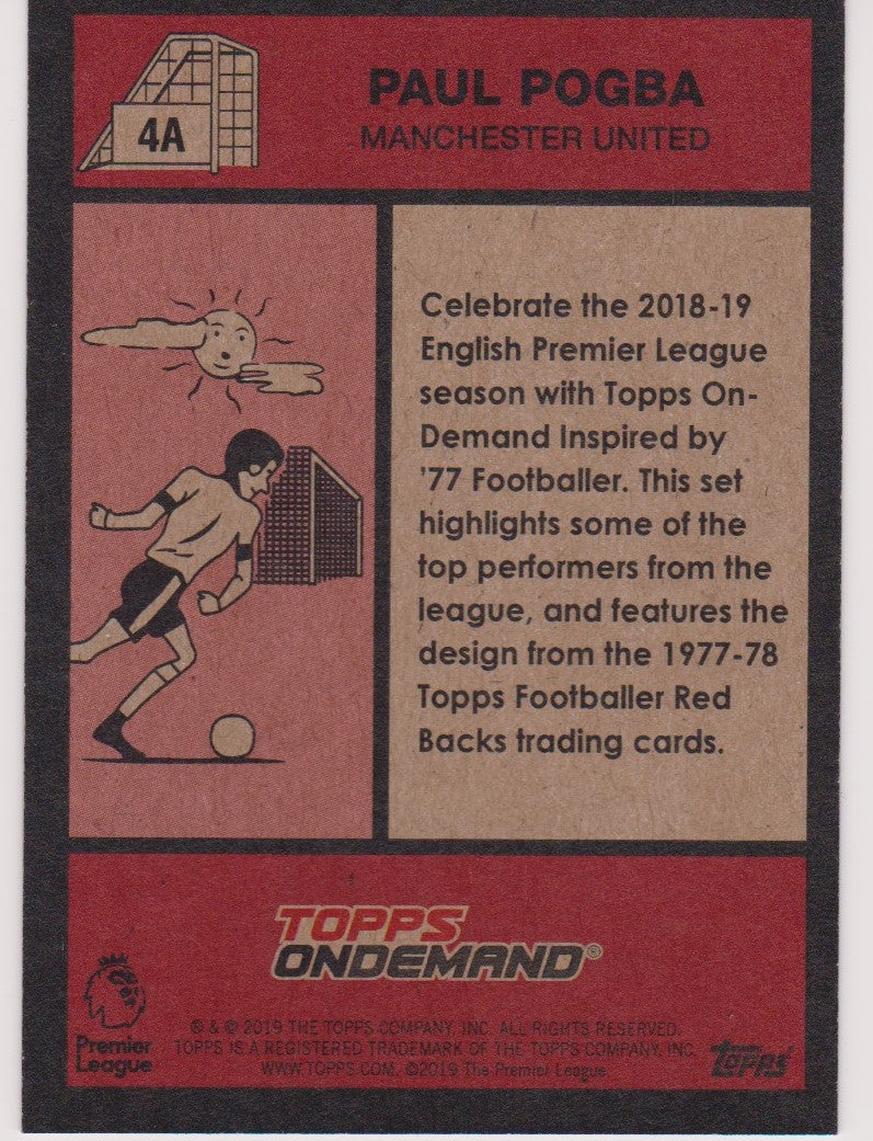 004A. PAUL POGBA - MANCHESTER UNITED - BLUE PARALLEL
