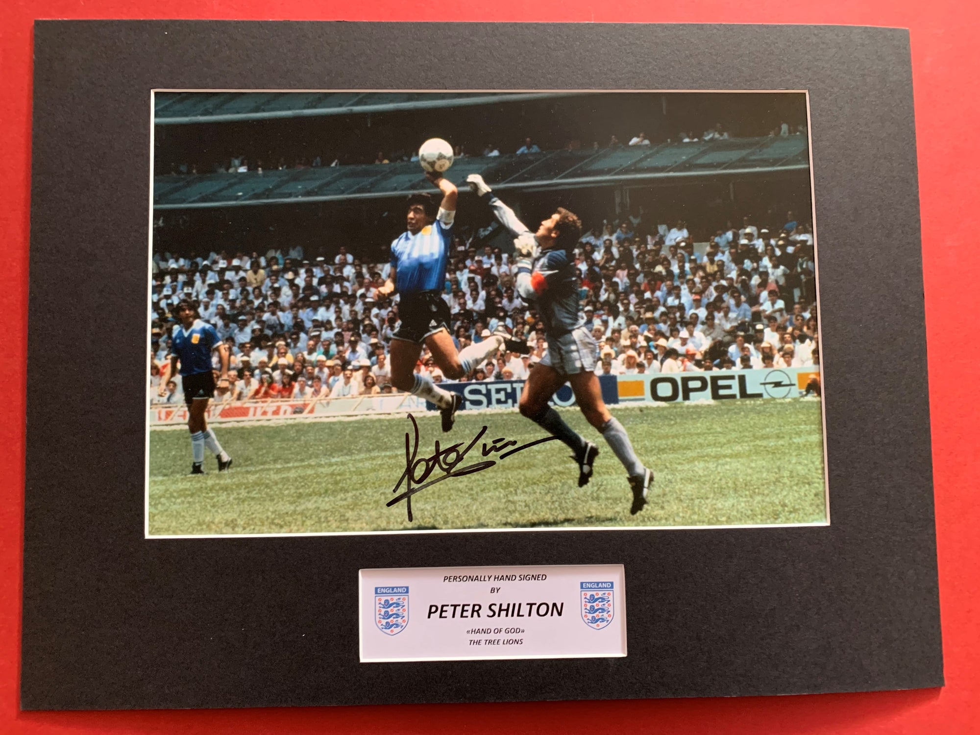 PETER SHILTON - SIGNERT BILDE MED EKTEHETSBEVIS/COA