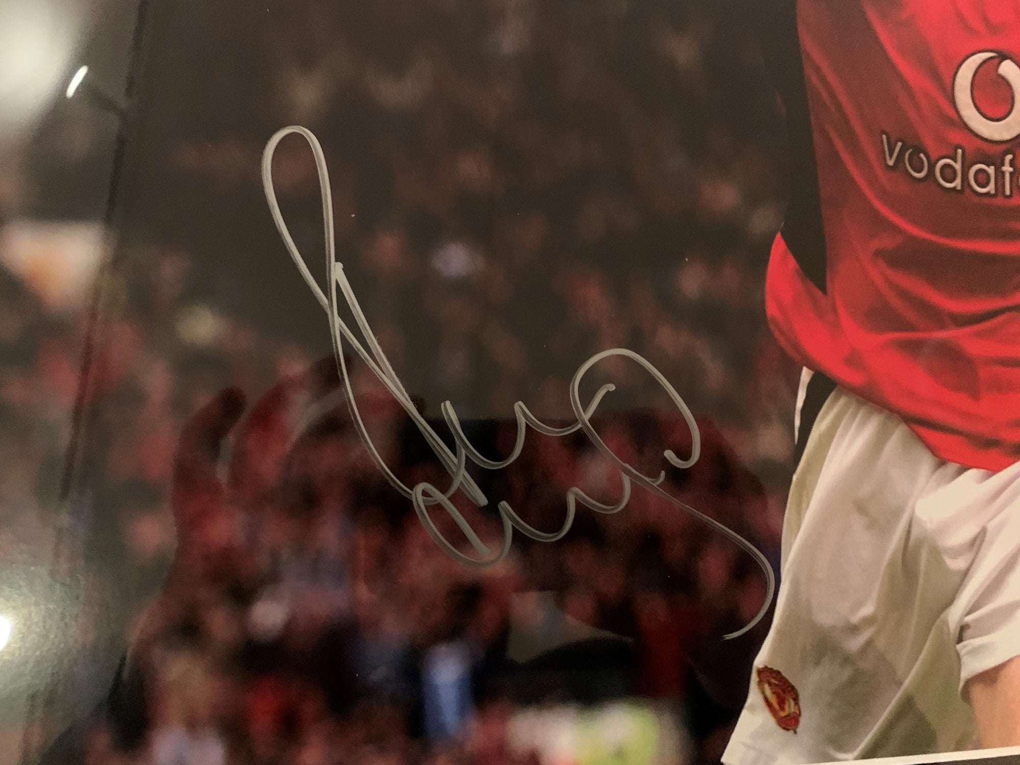 PAUL SCHOLES - SIGNERT BILDE MED EKTEHETSBEVIS/COA