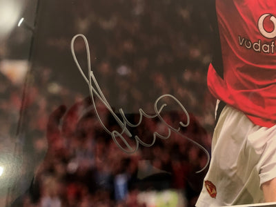 PAUL SCHOLES - SIGNERT BILDE MED EKTEHETSBEVIS/COA