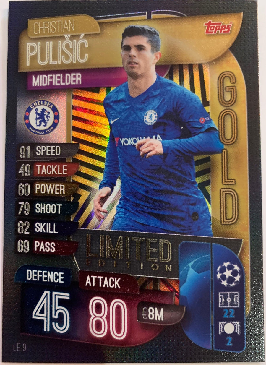 LE09. CHRISTIAN PULISIC - CHELSEA - LIMITED EDITION GOLD