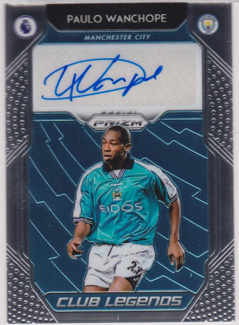 CL-PW. PAULO WANCHOPE - MANCHESTER CITY - CLUB LEGENDS SIGNATURES