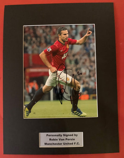 ROBIN VAN PERSIE - SIGNERT BILDE MED EKTEHETSBEVIS/COA