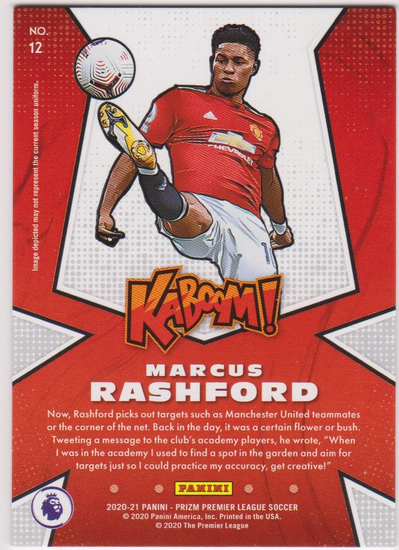 012. MARCUS RASHFORD - MANCHESTER UNITED - KABOOM!