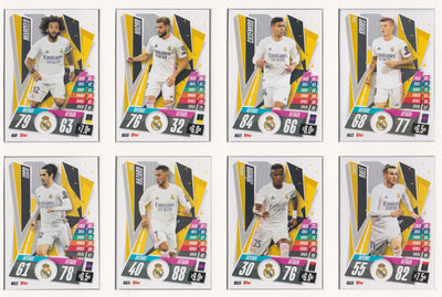 REAL MADRID KOMPLETT SETT MED TOPPS CHAMPIONS LEAGUE 2020/21