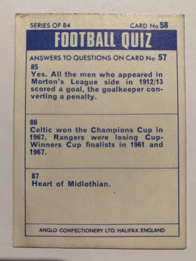 ROGER HUNT - LIVERPOOL - ANGLO CONFECTIONERY 1969
