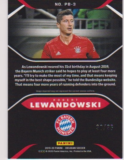 2020 - PITCH BLACK - PB3 - ROBERT LEWANDOWSKI - BAYERN MUNCHEN - #35