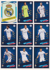 000. REAL MADRID - KOMPLETT SETT MED TOPPS MATCH ATTAX CHAMPIONS LEAGUE 2016/17