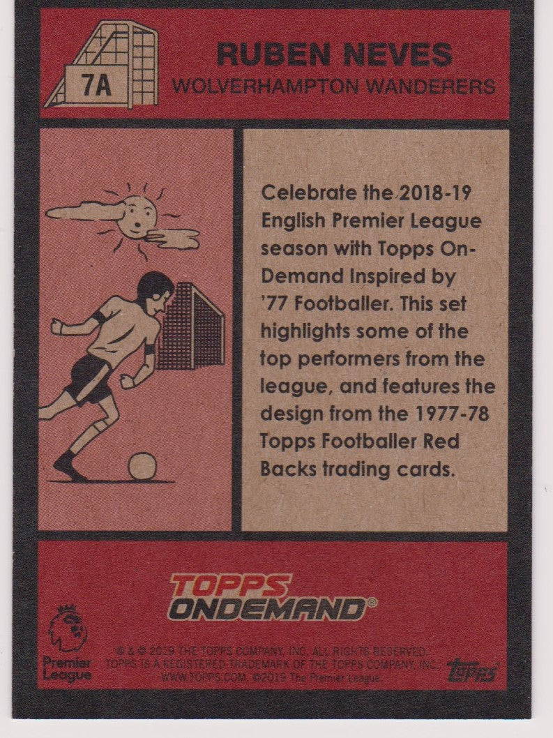 007A. RUBEN NEVES - WOLVERHAMPTON WANDERERS - BLUE PARALLEL