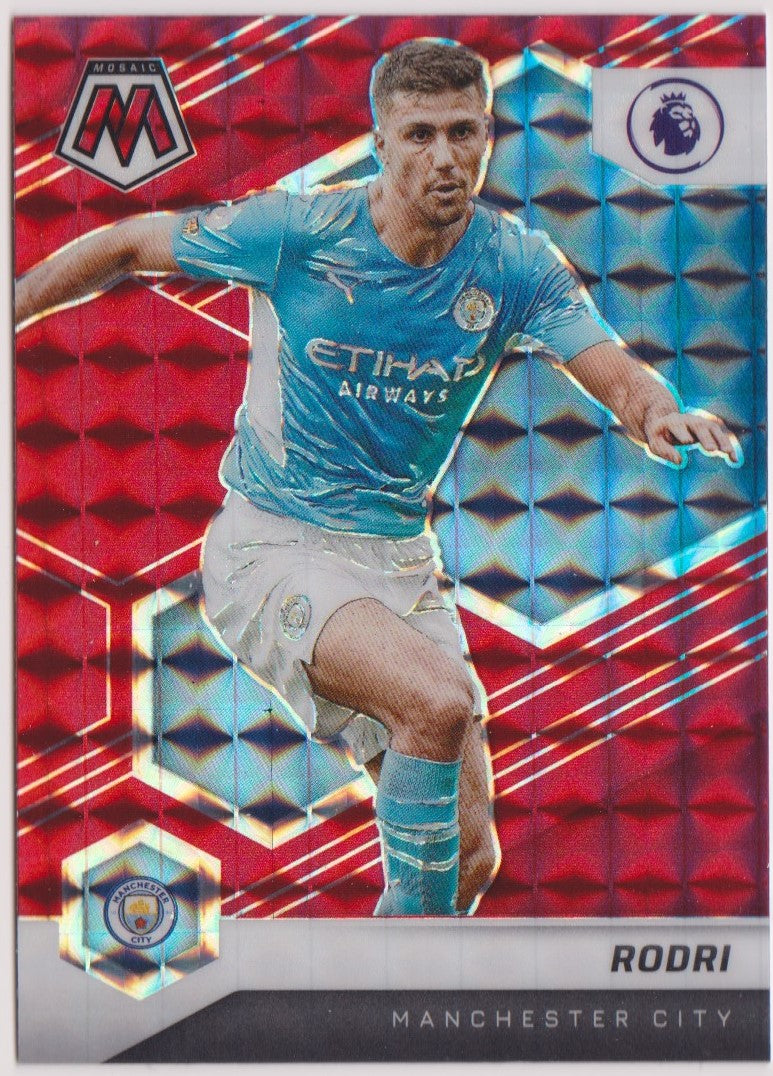 019. RODRI - MANCHESTER CITY - RED MOSAIC