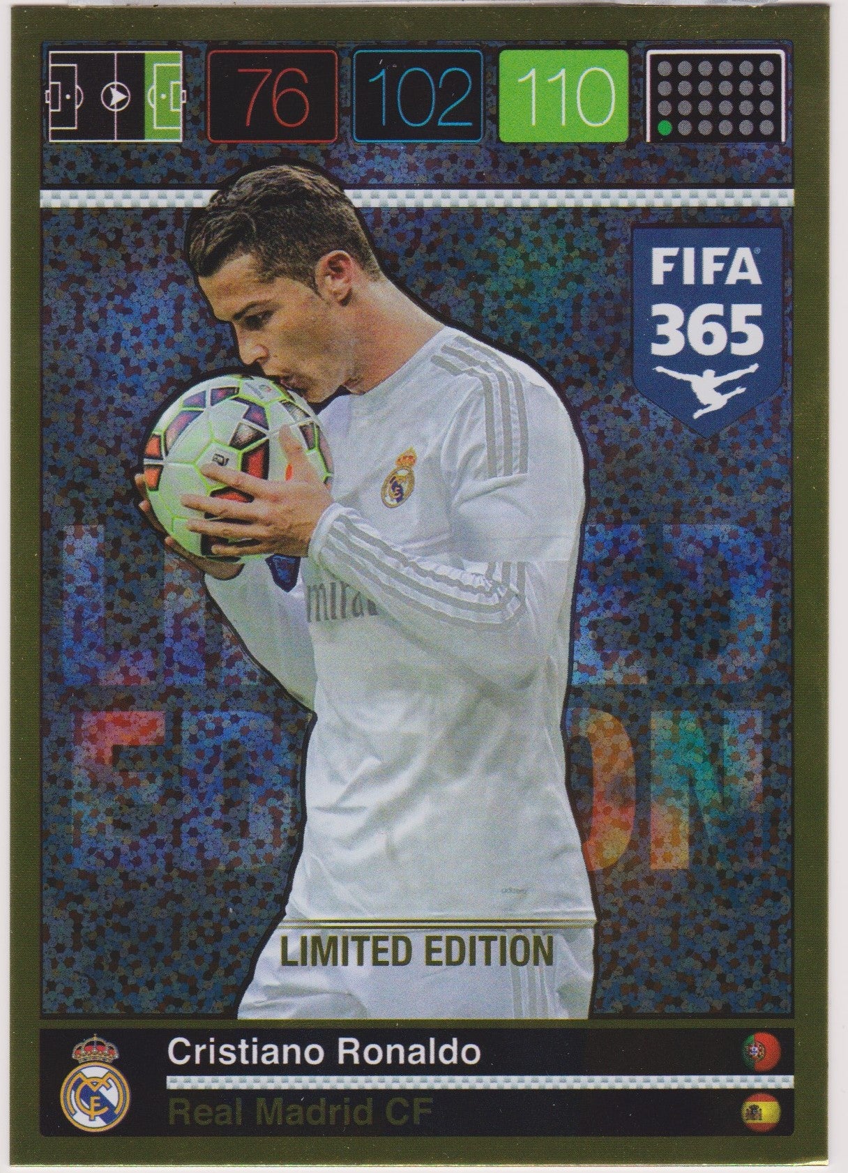 LE-2016. CRISTIANO RONALDO - REAL MADRID -  - LIMITED EDITION - STORFORMAT KORT