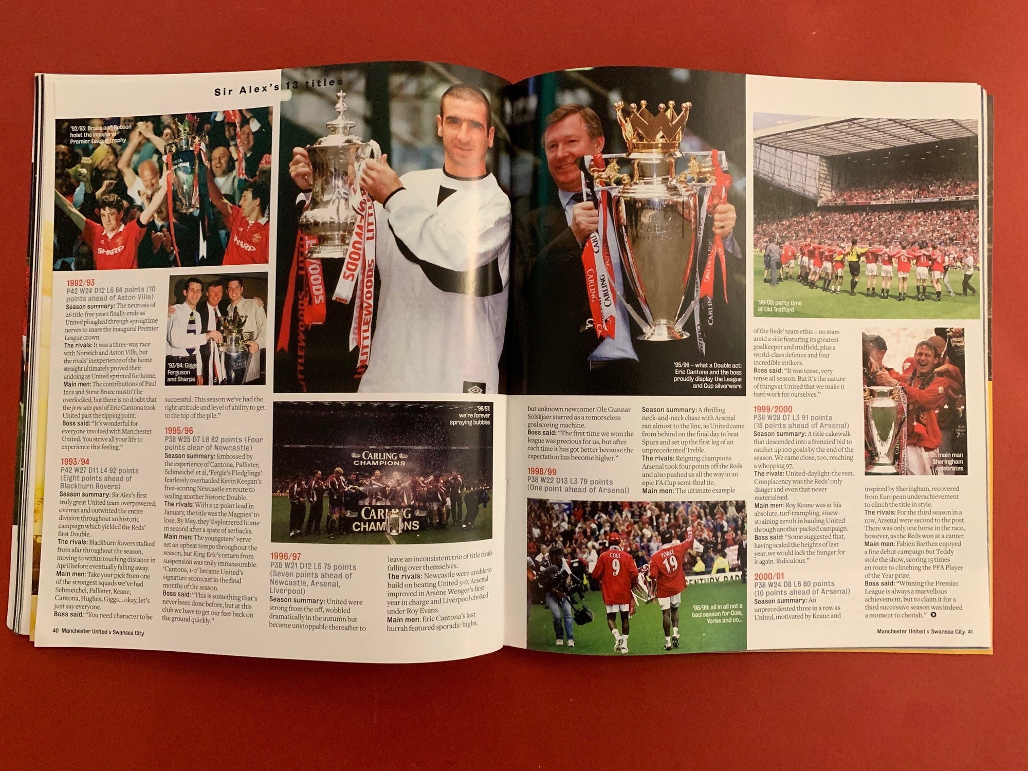 2013.12.05 - UNITED REVIEW - KAMPROGRAM FRA SIR ALEX FERGUSON`S SISTE KAMP PÅ OLD TRAFFORD