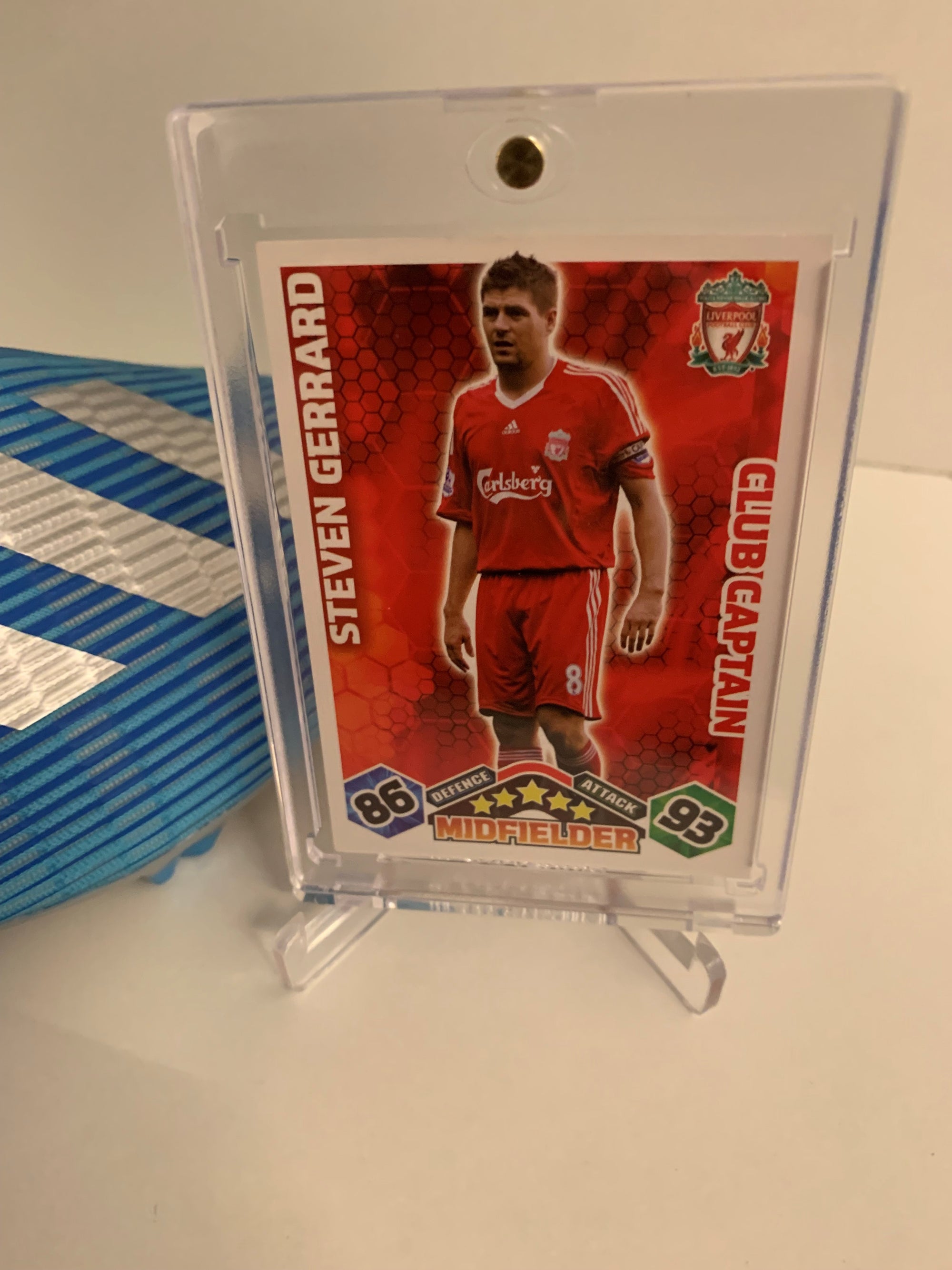 STEVEN GERRARD - SIGNERT SKO MED EKTEHETSBEVIS/COA