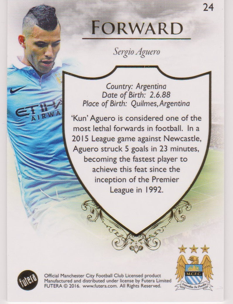 024. SERGIO AGUERO - CLUB BASE - MANCHESTER CITY