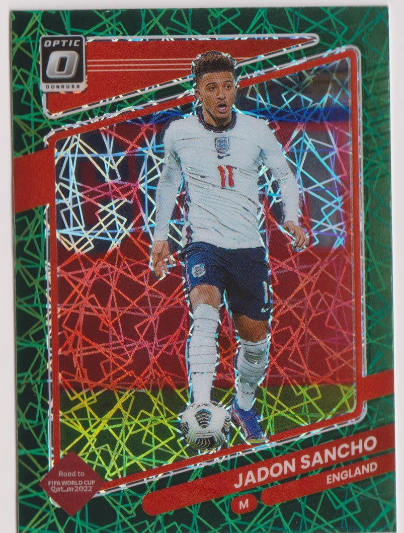 052. JADON SANCHO - ENGLAND - GREEN VELOCITY #100