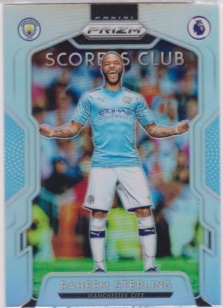 SC13. RAHEEM STERLING - MANCHESTER CITY- SCORERS CLUB - SILVER PRIZM