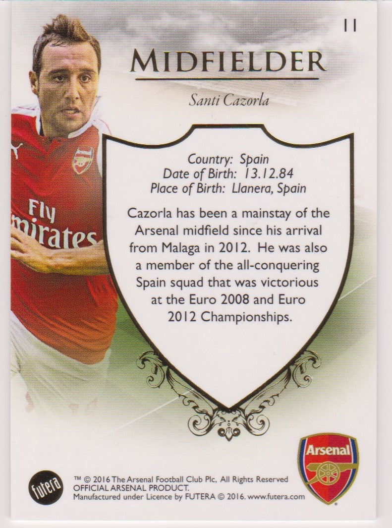 011. SANTI CAZORLA - CLUB BASE - ARSENAL