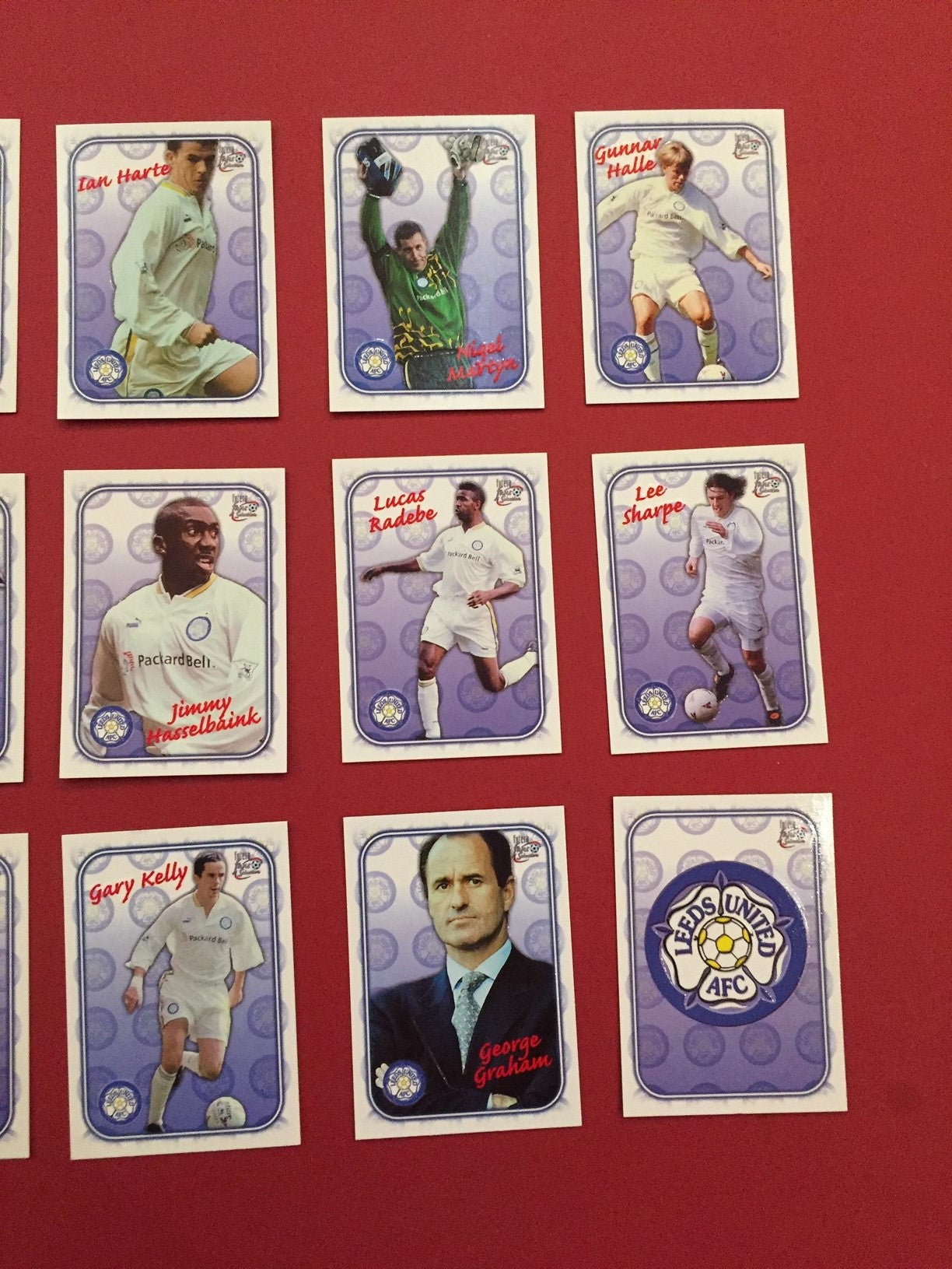 LEEDS UNITED - FUTERA 1998 - SPECIAL EDITION - KOMPLETT SETT
