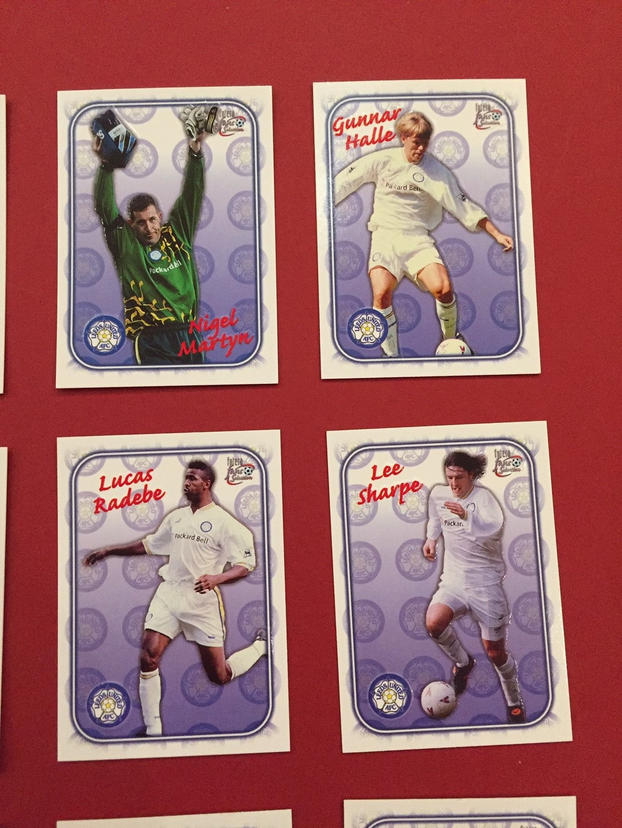 LEEDS UNITED - FUTERA 1998 - SPECIAL EDITION - KOMPLETT SETT