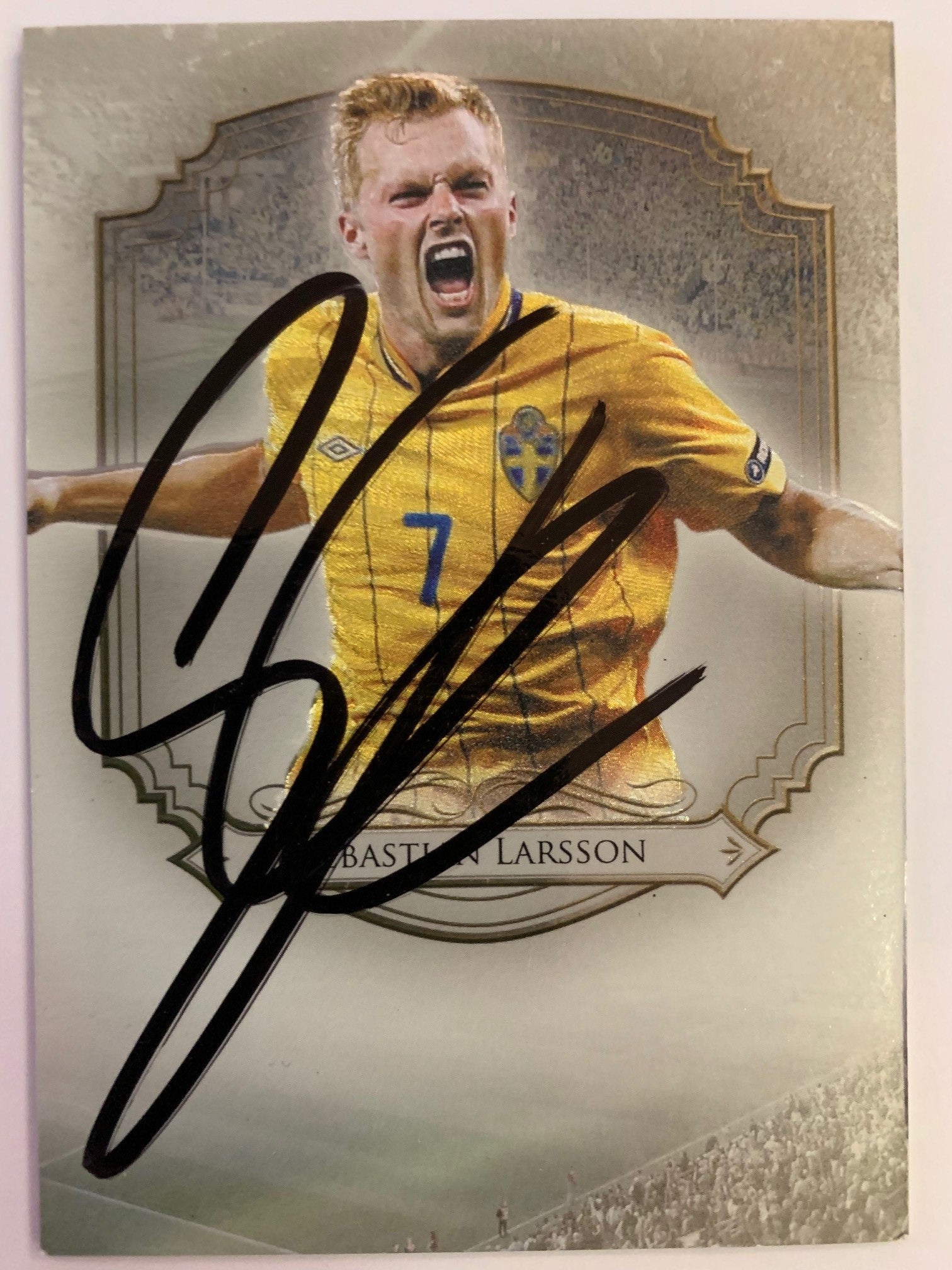 SEBASTIAN LARSSON - SWEDEN - FUTERA  UNIQUE -TITANS 2014 #35