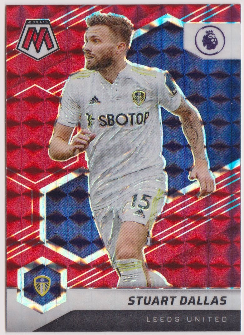200. STUART DALLAS - LEEDS UNITED - RED MOSAIC